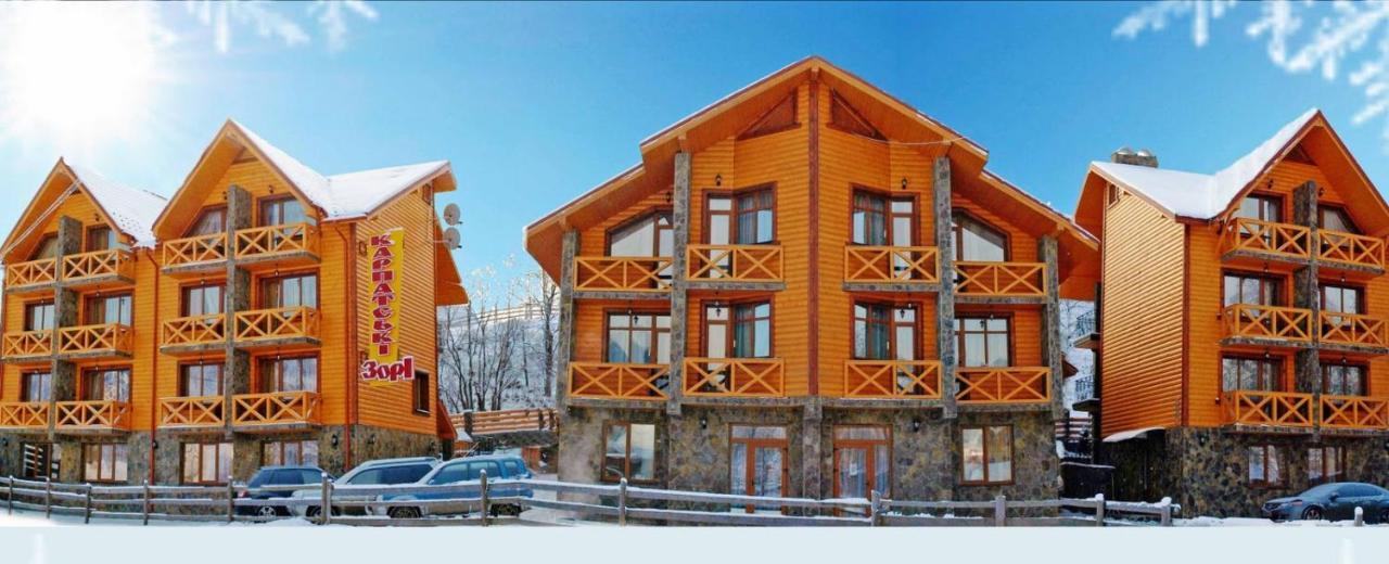 Karpatski Zori Hotel Bukowel Exterior foto
